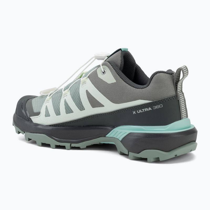 Кросівки трекінгові жіночі Salomon X Ultra 360 green milieu/uban chic/clearly aqua 3