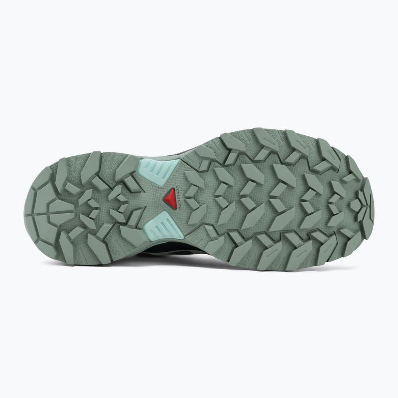 Кросівки трекінгові жіночі Salomon X Ultra 360 green milieu/uban chic/clearly aqua 4