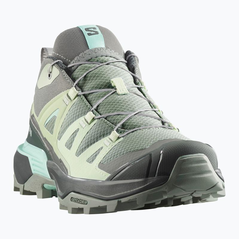 Кросівки трекінгові жіночі Salomon X Ultra 360 green milieu/uban chic/clearly aqua 3