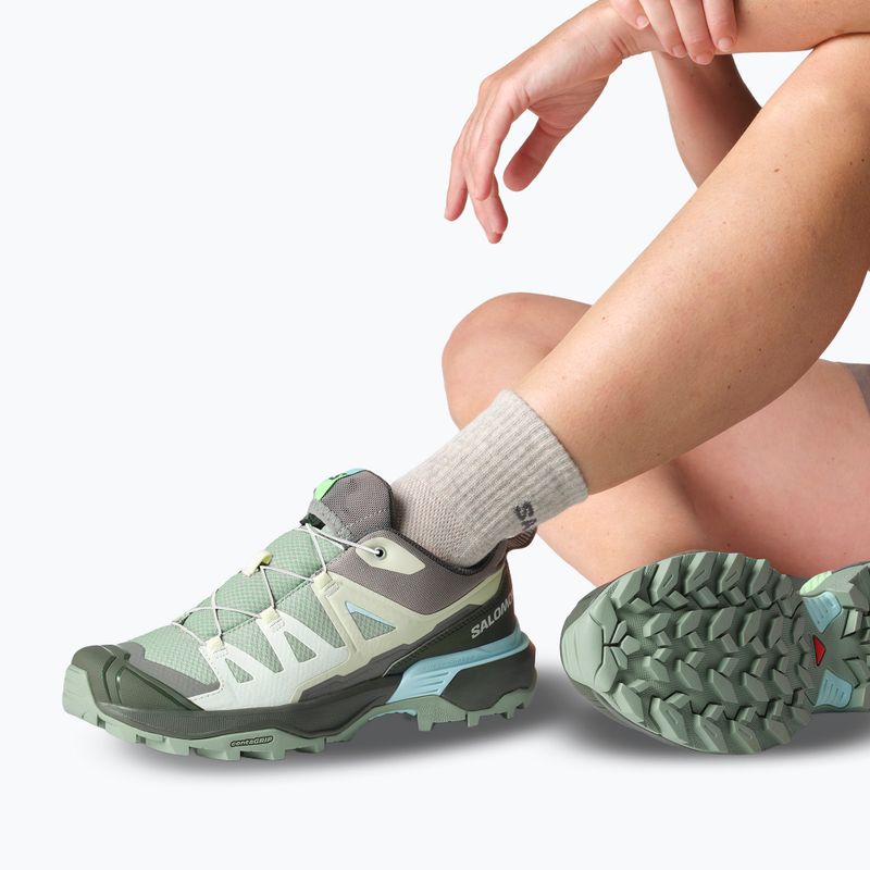 Кросівки трекінгові жіночі Salomon X Ultra 360 green milieu/uban chic/clearly aqua 7