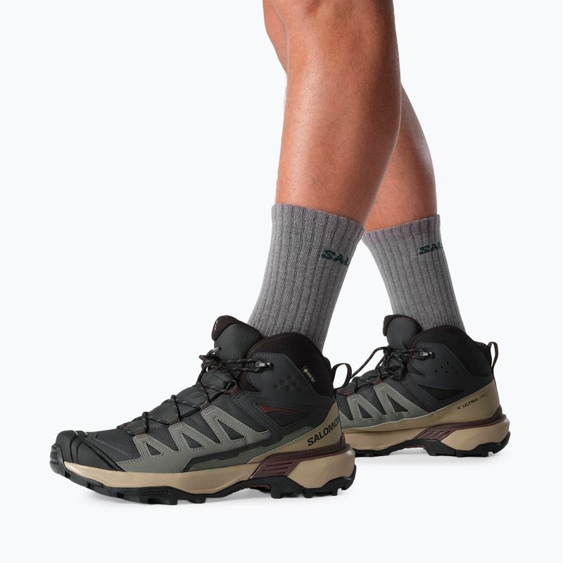 Взуття трекінгове чоловіче Salomon X Ultra 360 MID GTX phantom/desert tan 6