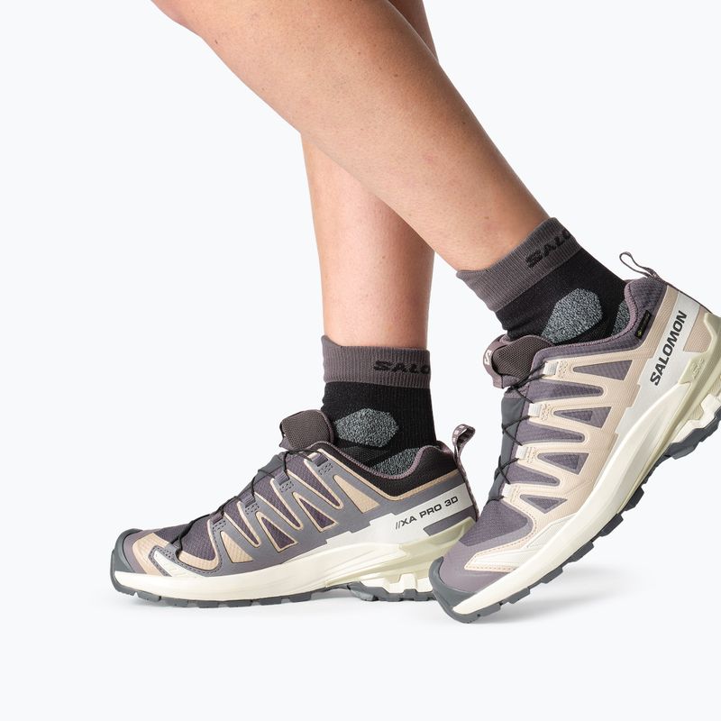 Кросівки для бігу жіночі Salomon XA Pro 3D V9 GTX nine iron/oxford tan 6