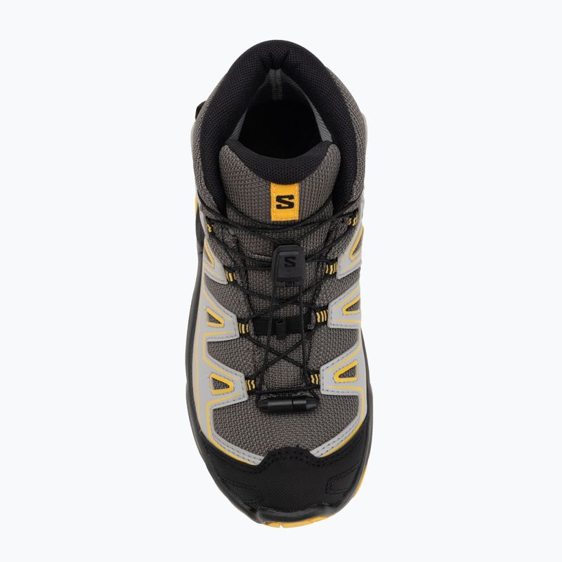 Черевики трекінгові дитячі Salomon X Ultra Mid GTX castlerock/black/spicy/mustard 5
