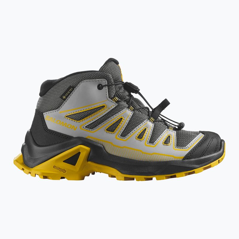 Черевики трекінгові дитячі Salomon X Ultra Mid GTX castlerock/black/spicy/mustard 8