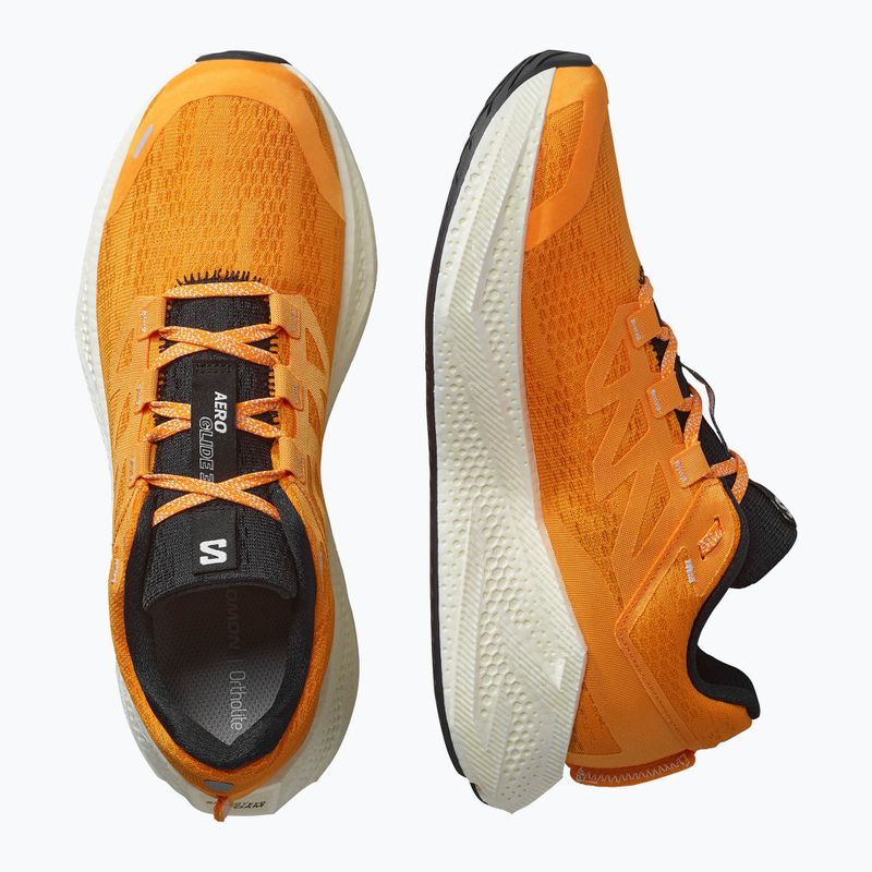 Кросівки для бігу чоловічі Salomon Aero Glide 3 turmeric/white/black 3