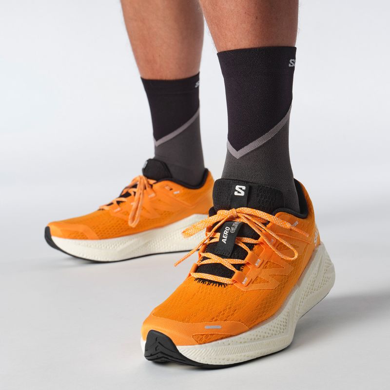 Кросівки для бігу чоловічі Salomon Aero Glide 3 turmeric/white/black 5
