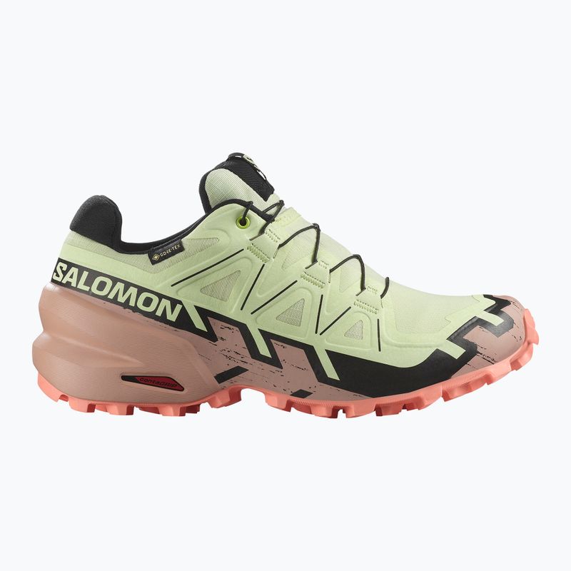 Жіночі бігові кросівки Salomon Speedcross 6 GTX lime cream/mahogany rose/black 2