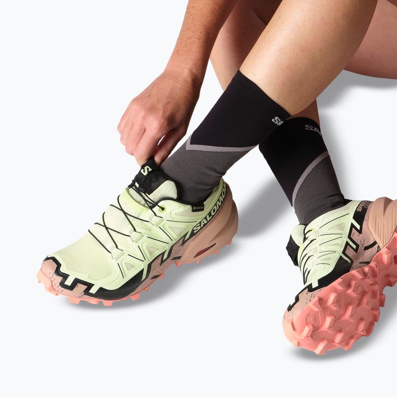 Жіночі бігові кросівки Salomon Speedcross 6 GTX lime cream/mahogany rose/black 7