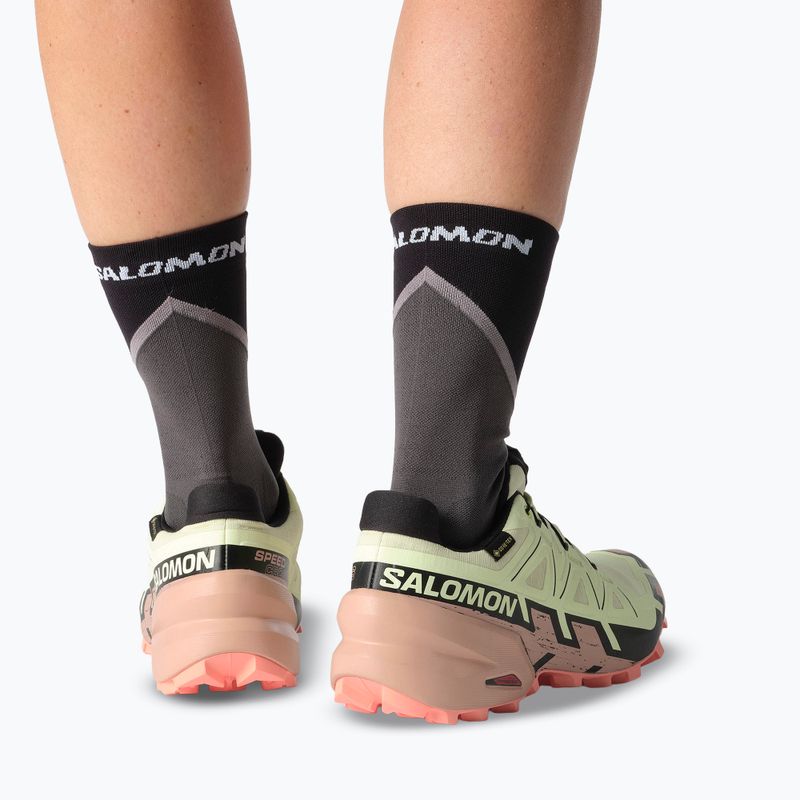 Жіночі бігові кросівки Salomon Speedcross 6 GTX lime cream/mahogany rose/black 8