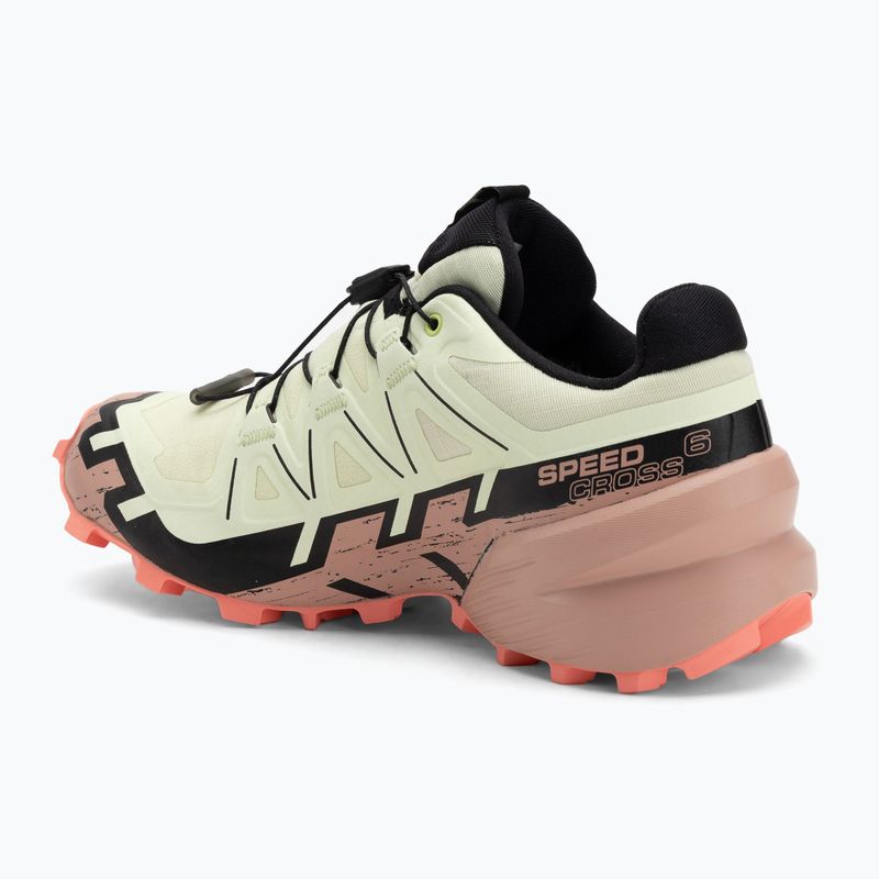 Кросівки для бігу жіночі Salomon Speedcross 6 GTX lime cream/mahogany rose/black 3
