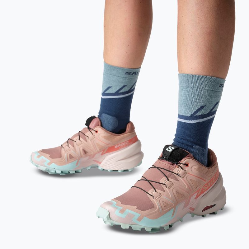 Кросівки для бігу жіночі Salomon Speedcross 6 mahogany rose/hushed violet/iced aqua 9