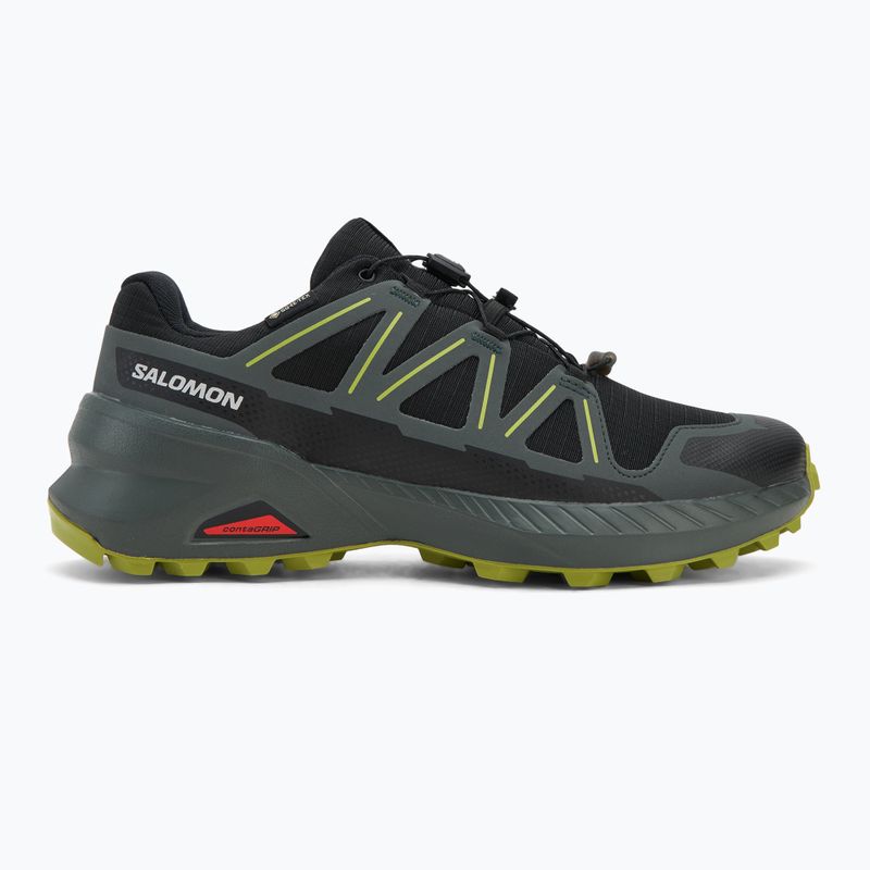 Кросівки для бігу чоловічі Salomon Speedcross Peak GTX black/urban chic/dark citron 2