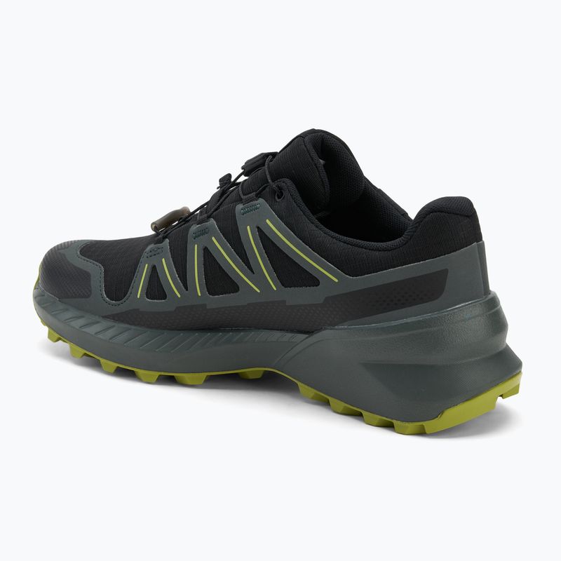 Кросівки для бігу чоловічі Salomon Speedcross Peak GTX black/urban chic/dark citron 3