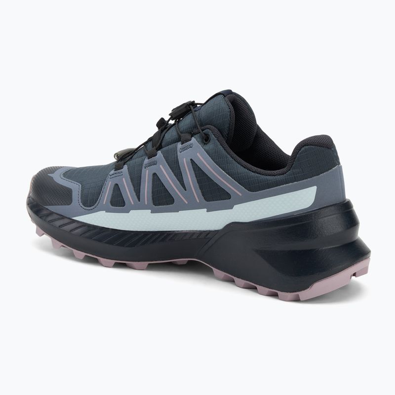 Кросівки для бігу жіночі Salomon Speedcross Peak GTX blue nights / grisaille / nirvana 3