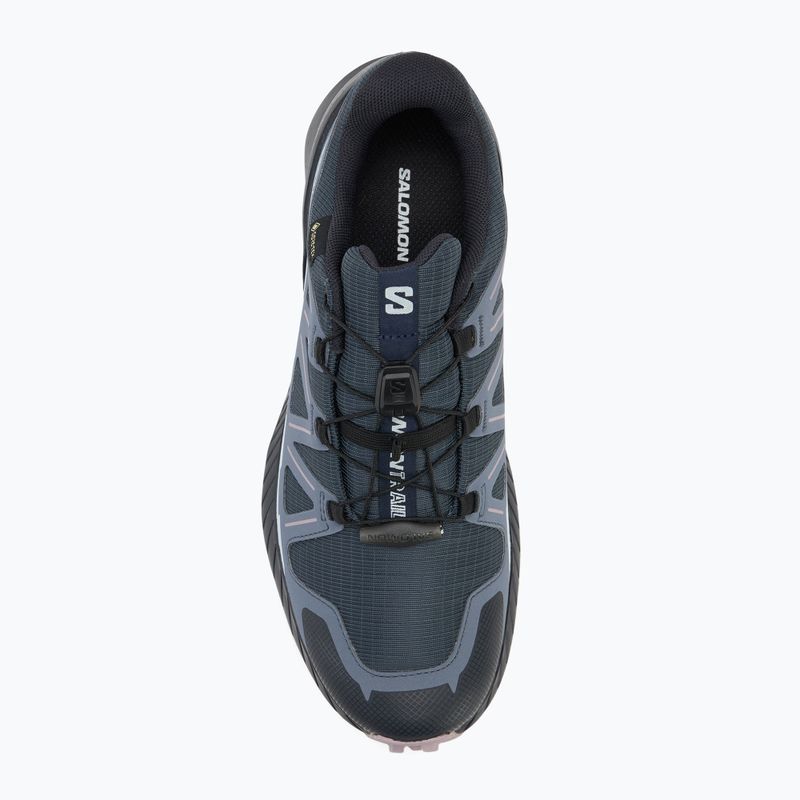 Кросівки для бігу жіночі Salomon Speedcross Peak GTX blue nights / grisaille / nirvana 5