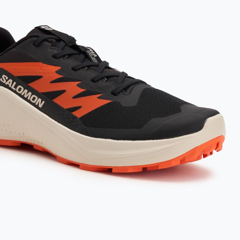 Кросівки для бігу чоловічі Salomon Alphaglide black/rainy day/red orange 7