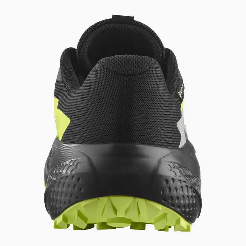 Кросівки для бігу чоловічі Salomon Alphaglide GTX black/alloy/sharp green 3
