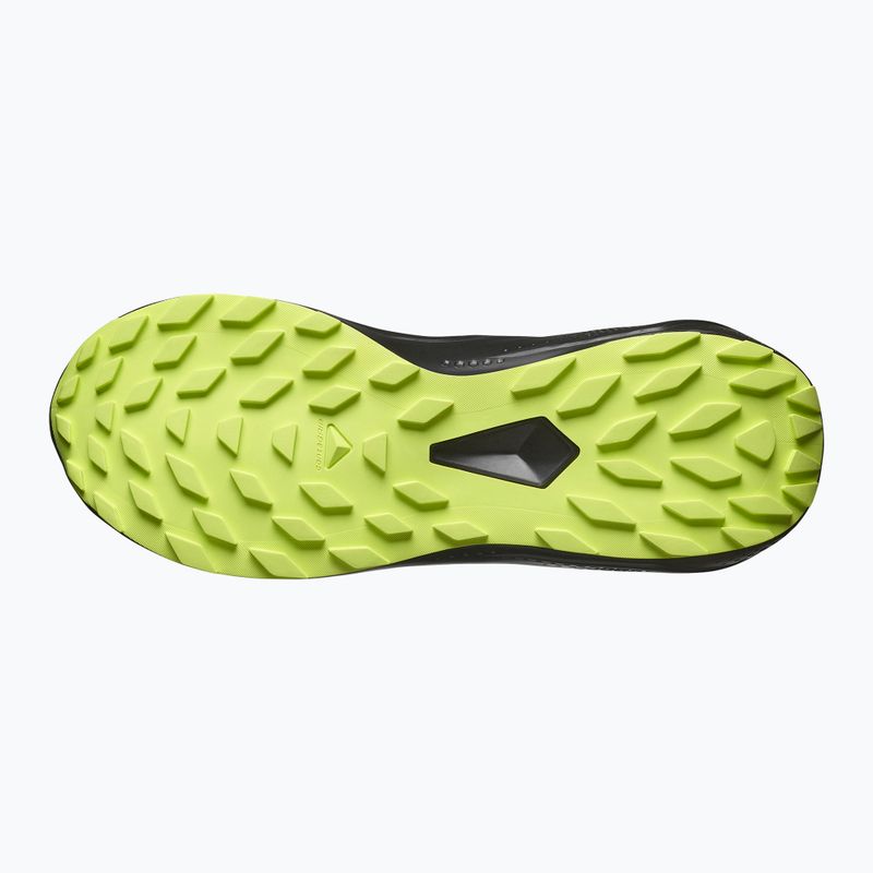 Кросівки для бігу чоловічі Salomon Alphaglide GTX black/alloy/sharp green 4