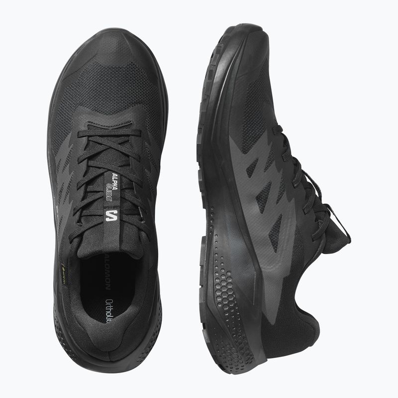 Кросівки для бігу чоловічі Salomon Alphaglide GTX black/asphalt/black 12