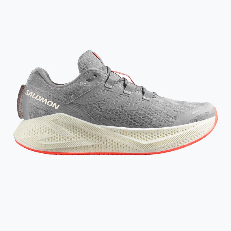 Кросівки для бігу чоловічі Salomon Aero Glide 3 alloy/vanilla ice/neon flame 8