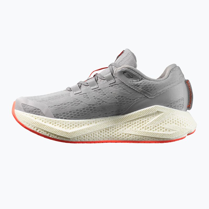 Кросівки для бігу чоловічі Salomon Aero Glide 3 alloy/vanilla ice/neon flame 9