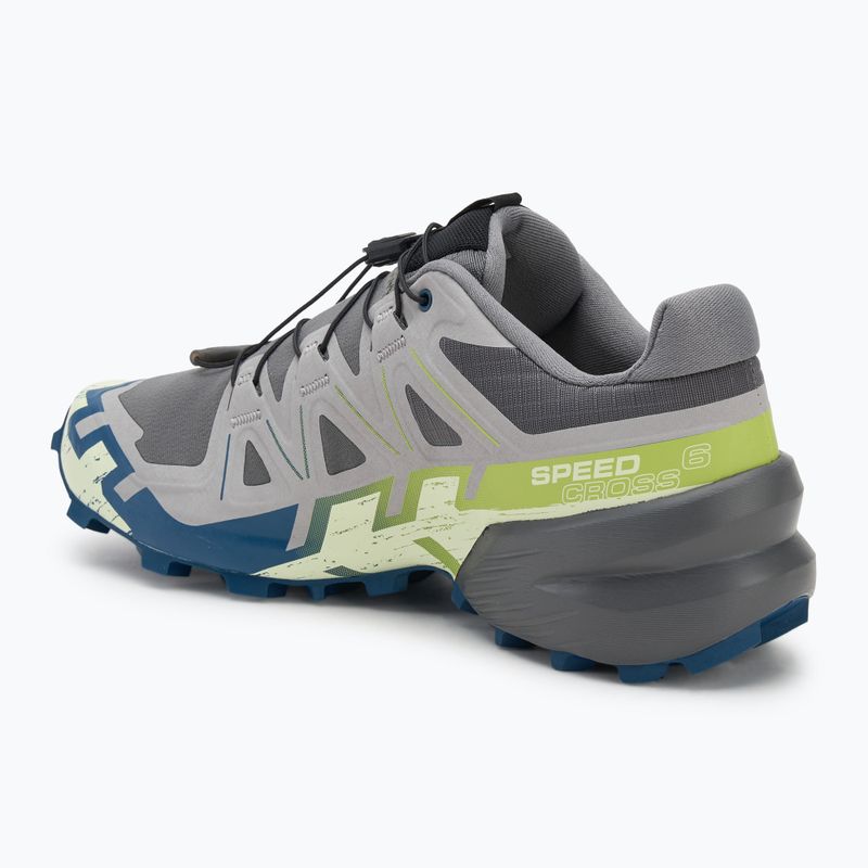 Кросівки для бігу чоловічі Salomon Speedcross 6 castlerock/lime cream/poseidon 3