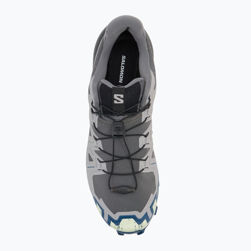 Кросівки для бігу чоловічі Salomon Speedcross 6 castlerock/lime cream/poseidon 5