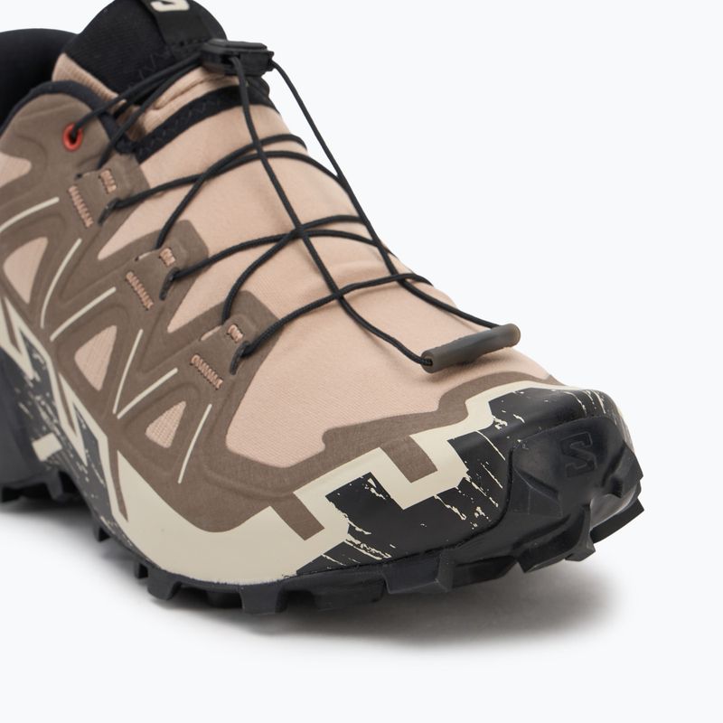 Кросівки для бігу чоловічі Salomon Speedcross 6 natural/black/almond milk 7