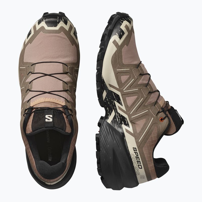 Чоловічі бігові кросівки Salomon Speedcross 6 natural/black/almond milk 6
