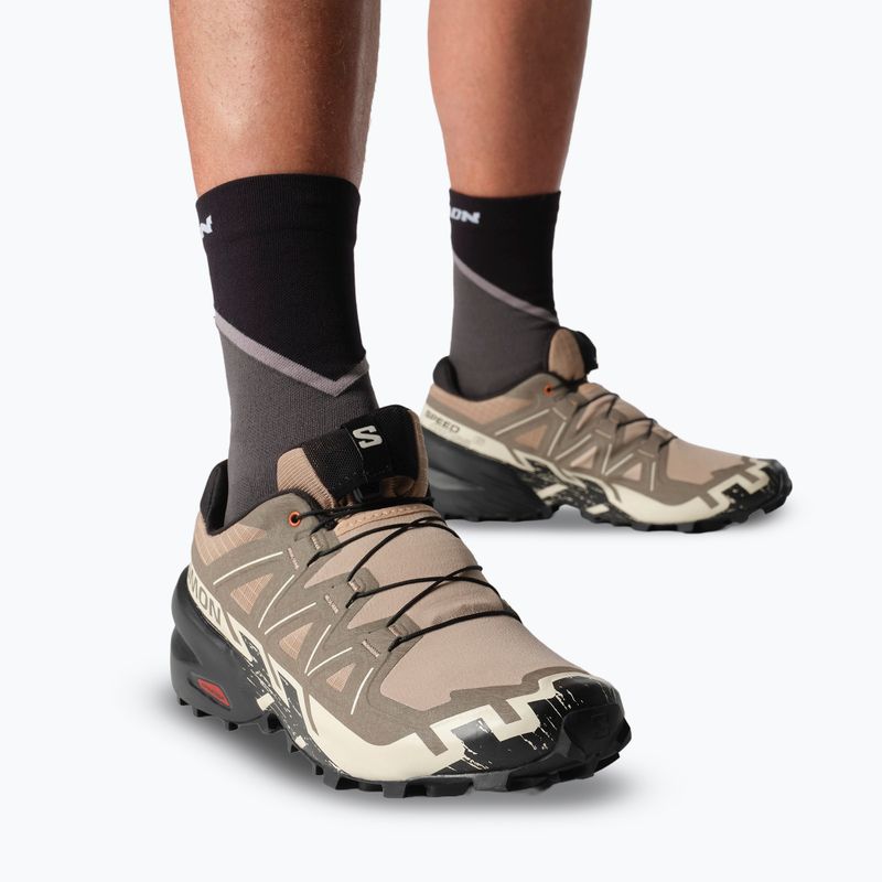 Чоловічі бігові кросівки Salomon Speedcross 6 natural/black/almond milk 7