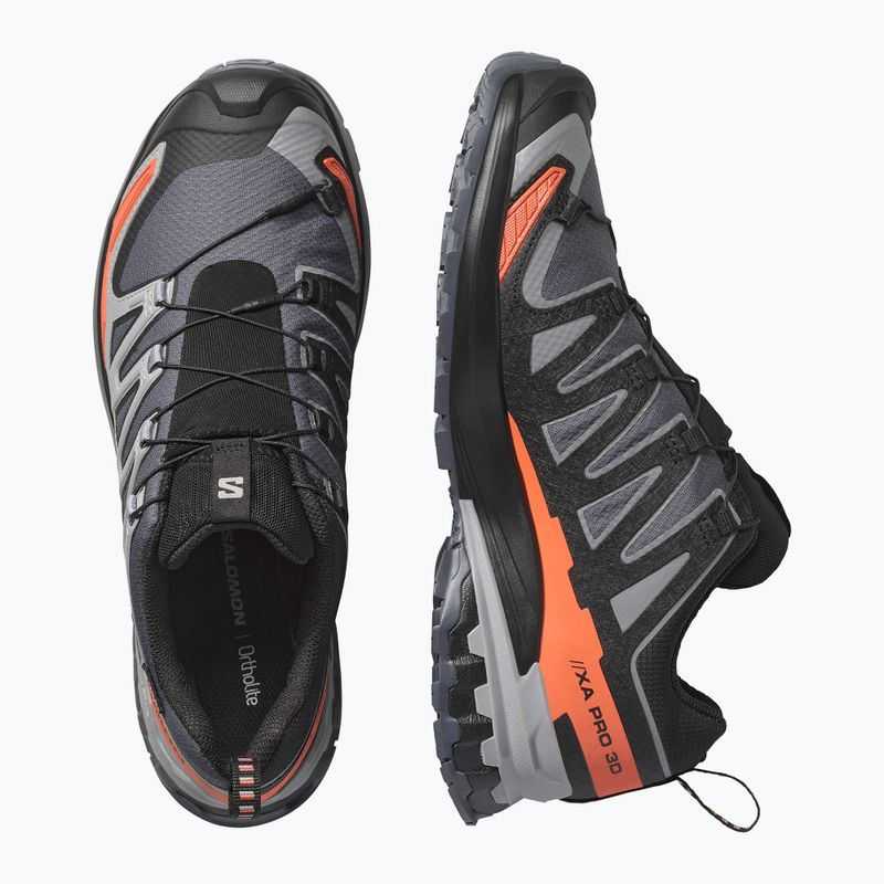 Кросівки для бігу чоловічі Salomon XA PRO 3D V9 GTX turbulence/black/burnt ochre 5