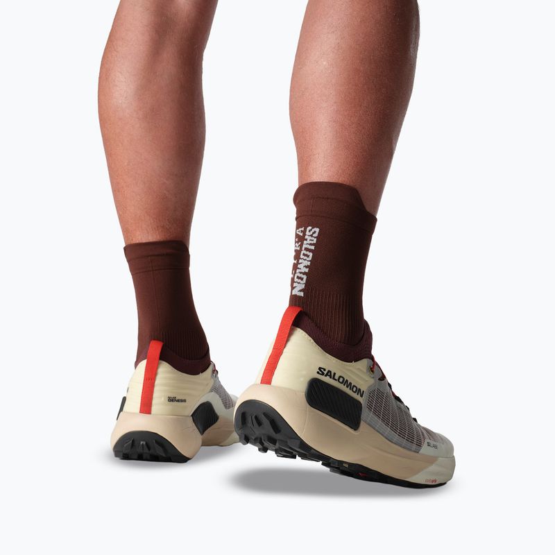 Кросівки для бігу Salomon S/LAB Genesis vanila ice/chocolate/black 9