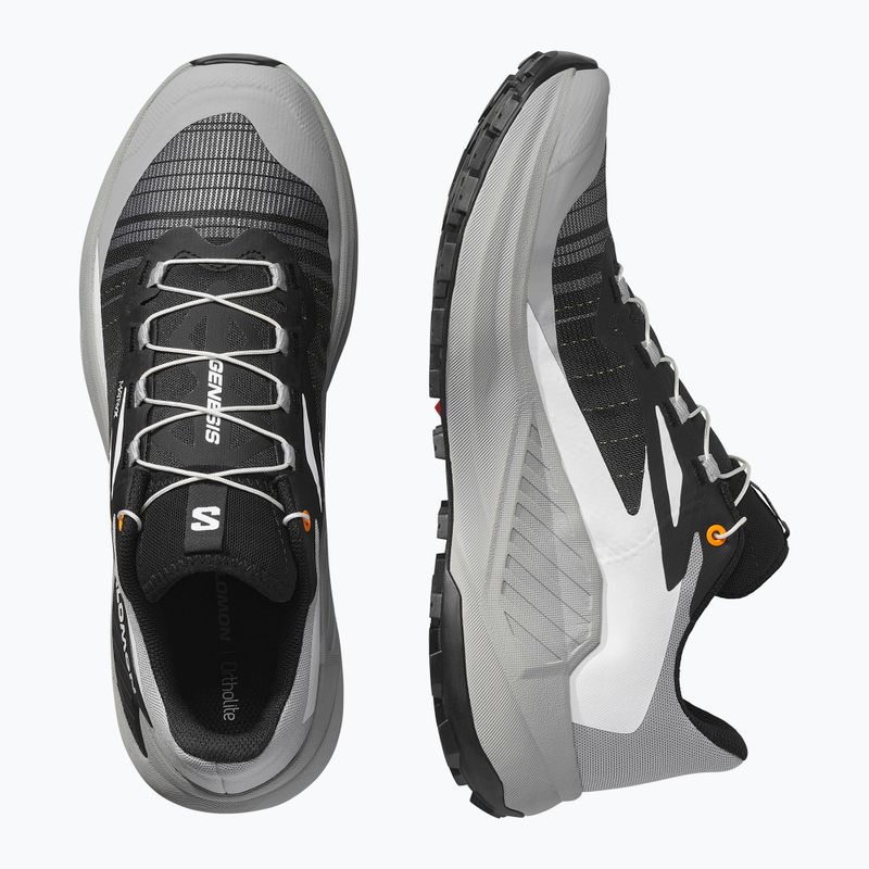 Кросівки для бігу чоловічі Salomon Genesis black/alloy/turmeric 13