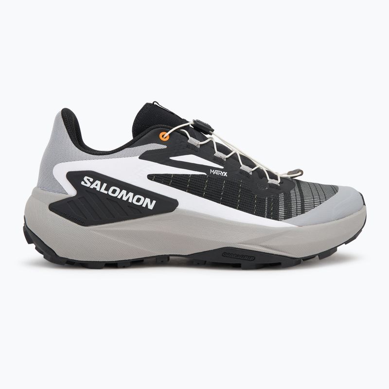 Кросівки для бігу чоловічі Salomon Genesis black/alloy/turmeric 2