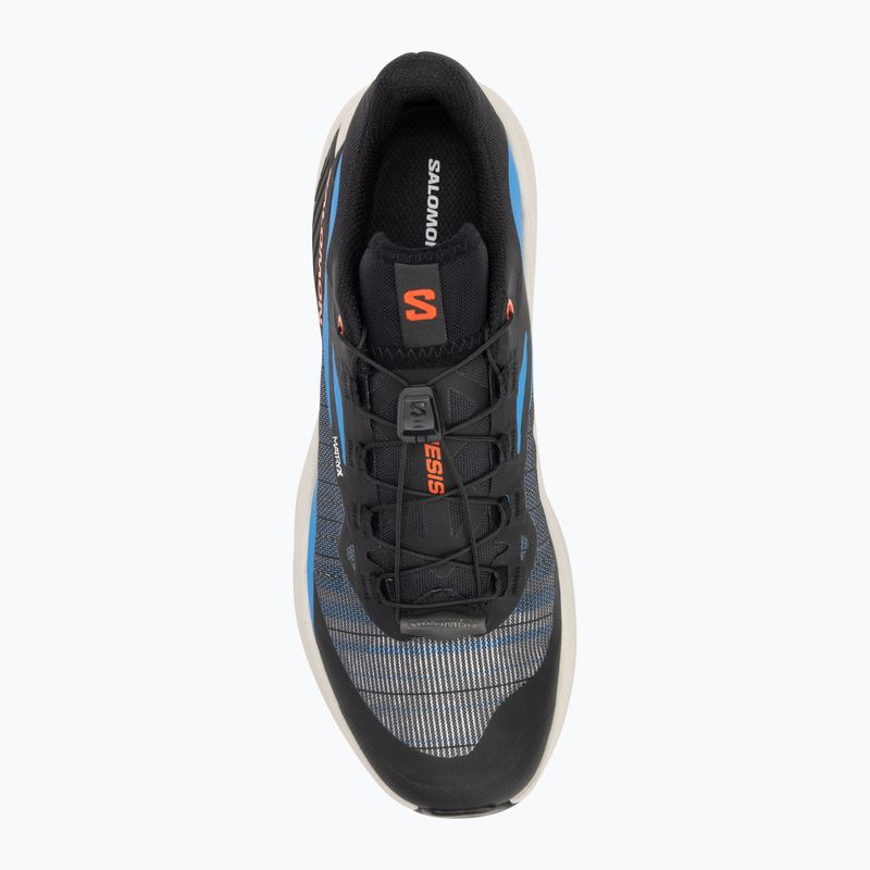 Кросівки для бігу чоловічі Salomon Genesis black/french blue/cherry tomato 5