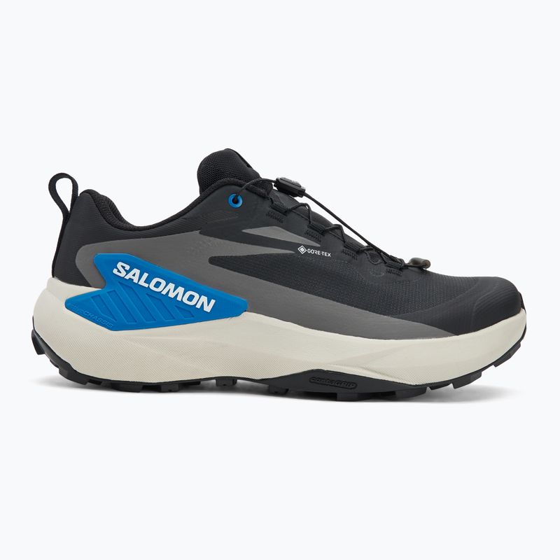 Кросівки для бігу чоловічі Salomon Genesis GTX black/lunar rock/french blue 2