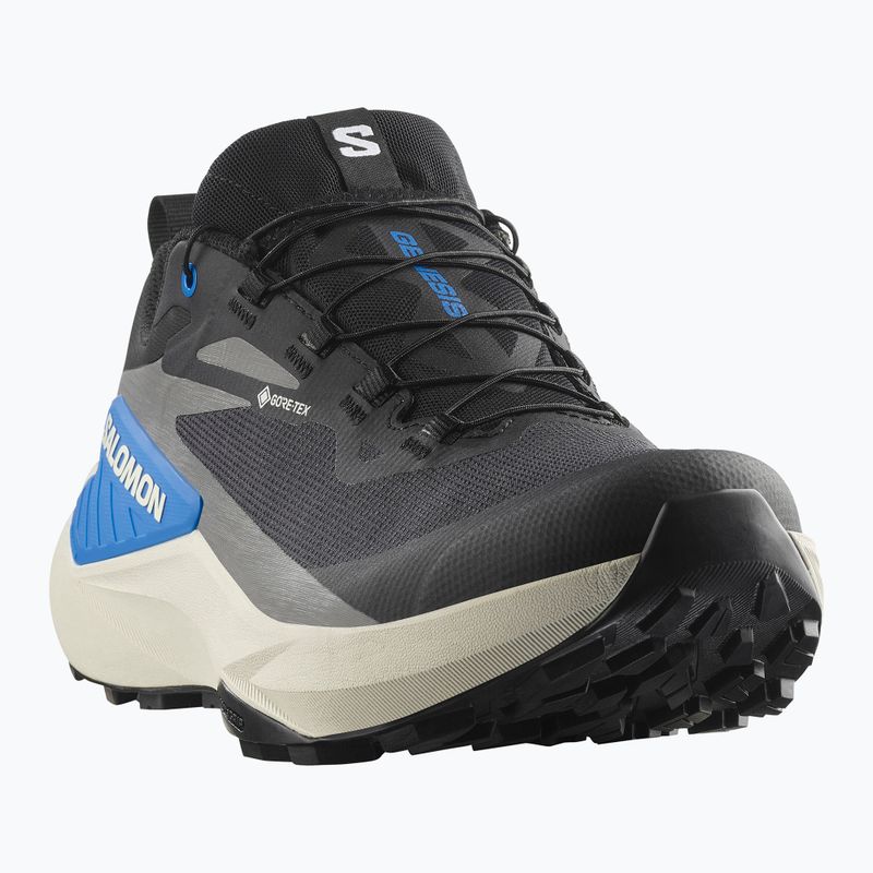 Кросівки для бігу чоловічі Salomon Genesis GTX black/lunar rock/french blue 8