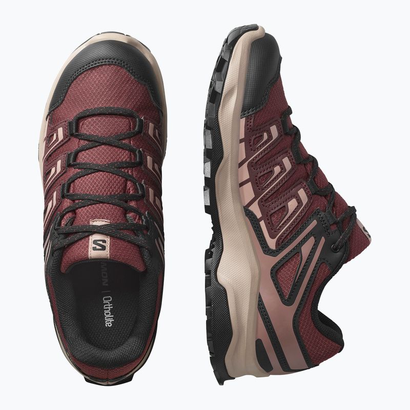 Кросівки трекінгові жіночі Salomon Extegra GTX henna/run raisin/mahogany rose 6