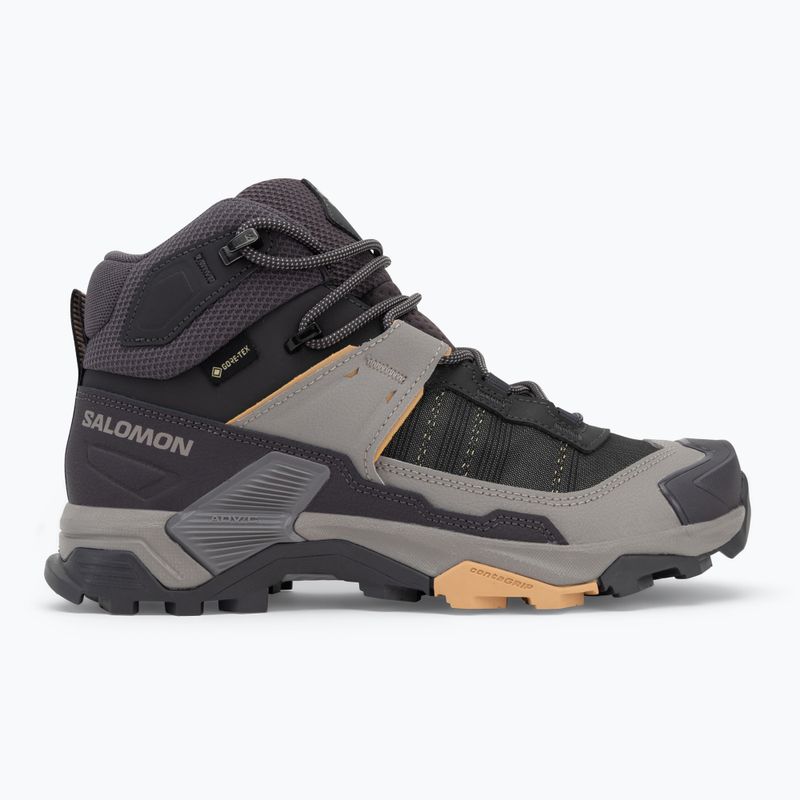 Жіночі трекінгові черевики Salomon X Ultra 5 MID GTX дев'ять залізо / чайка / м'яка глина 2