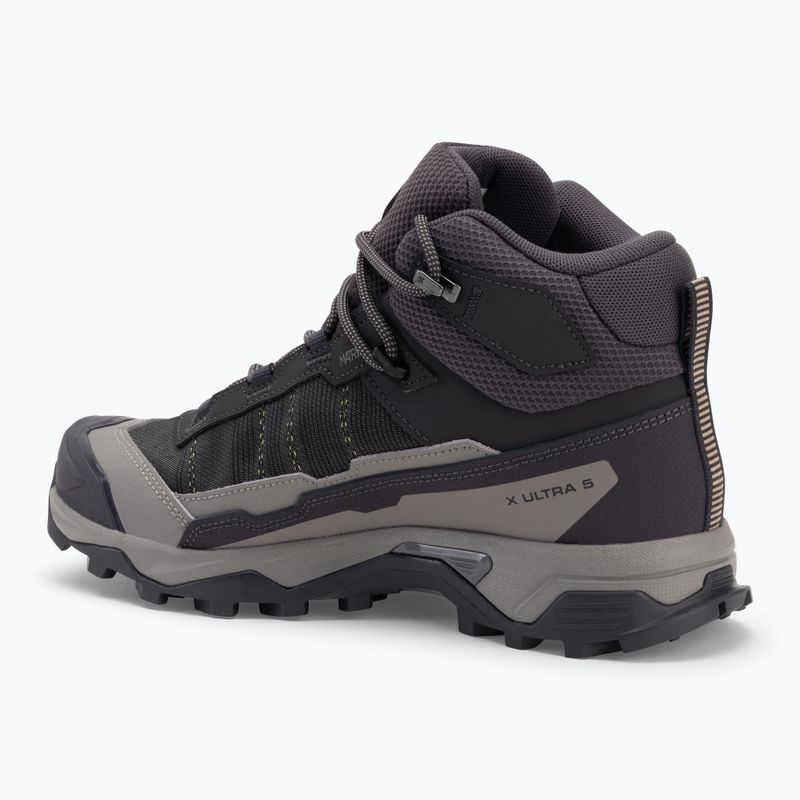 Жіночі трекінгові черевики Salomon X Ultra 5 MID GTX дев'ять залізо / чайка / м'яка глина 3