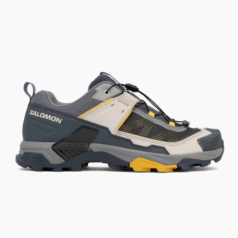 Чоловічі трекінгові черевики Salomon X Ultra 5 monument / turbul / spicy mustard 2