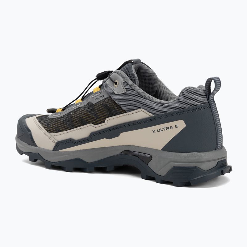 Чоловічі трекінгові черевики Salomon X Ultra 5 monument / turbul / spicy mustard 3