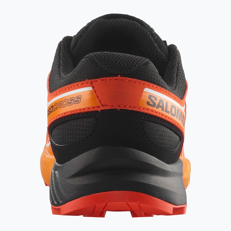 Кросівки трекінгові дитячі Salomon Speedcross black/cherry tomato/turmeric 8