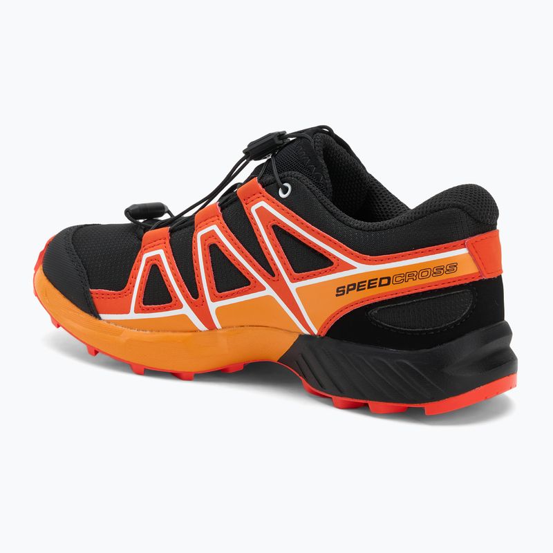 Кросівки трекінгові дитячі Salomon Speedcross black/cherry tomato/turmeric 3