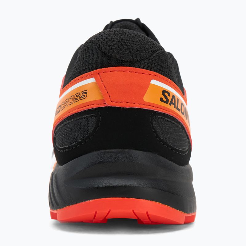Кросівки трекінгові дитячі Salomon Speedcross black/cherry tomato/turmeric 6