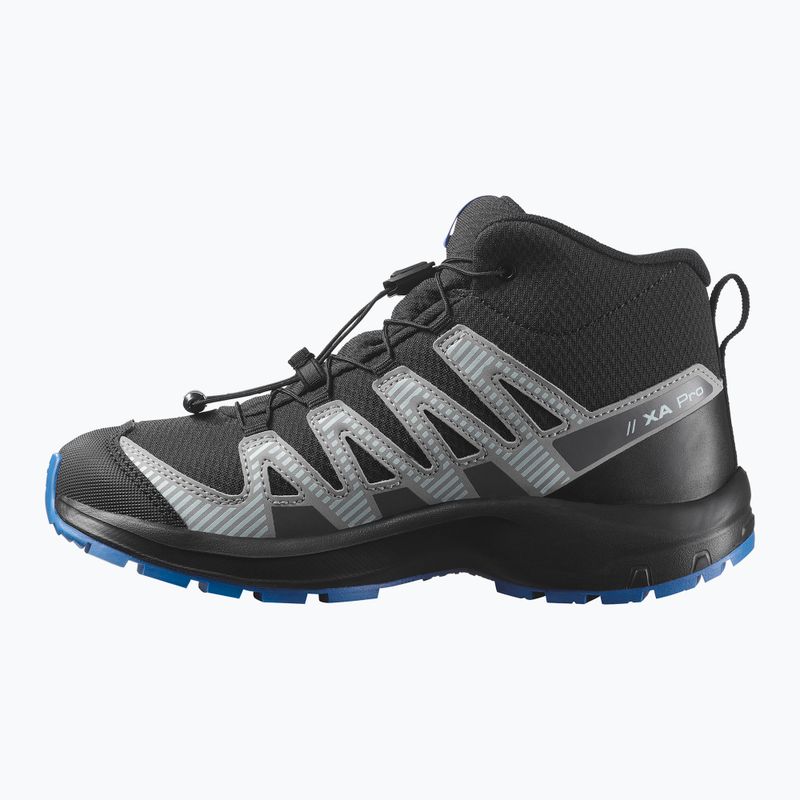 Дитячі туристичні черевики Salomon XA PRO V8 MID WP black/monument /french blue 10