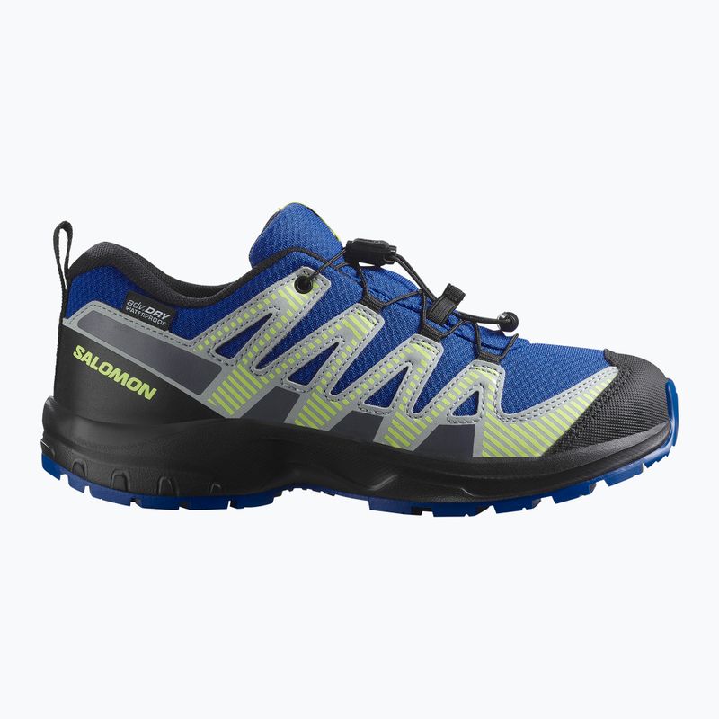 Черевики туристичні дитячі Salomon XA PRO V8 WP nautical blue/black/sharp green 8