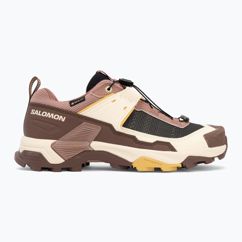 Жіночі трекінгові черевики Salomon X ULTRA 5 GTX burlwood / French roast / ротанг 2