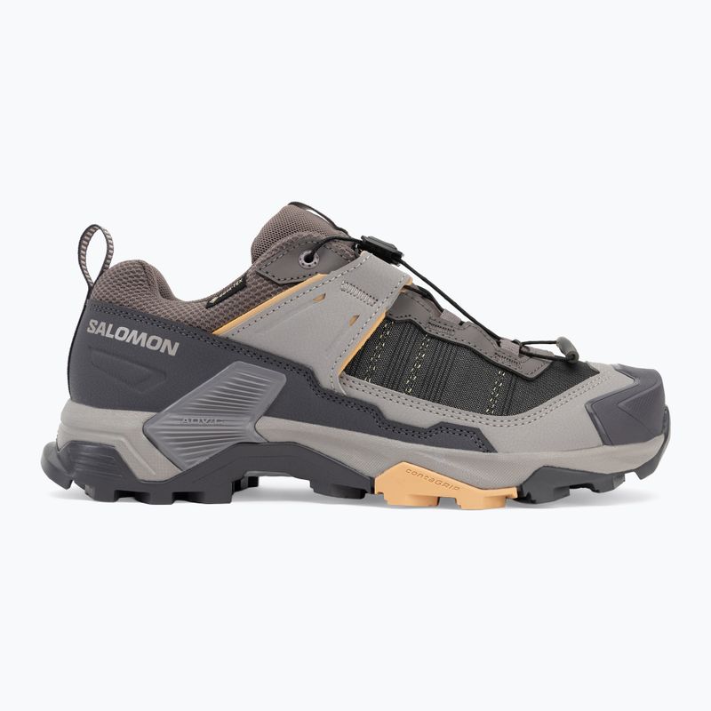 Жіночі трекінгові черевики Salomon X ULTRA 5 GTX сливовий кошеня / дев'ятка залізо / м'яка глина 2