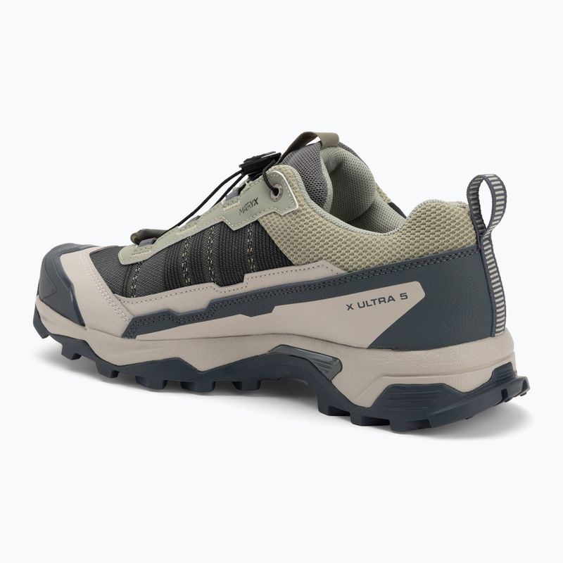 Жіночі трекінгові черевики Salomon X ULTRA 5 GTX морська трава / турбулентність / ніжний персик 3